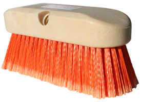 6108R 8” Orange-Crete Truck Wash Brush
